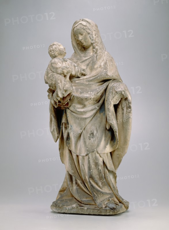 Virgin and Child, c1455. Creator: Circle of Juan de la Huerta School of Dijon.