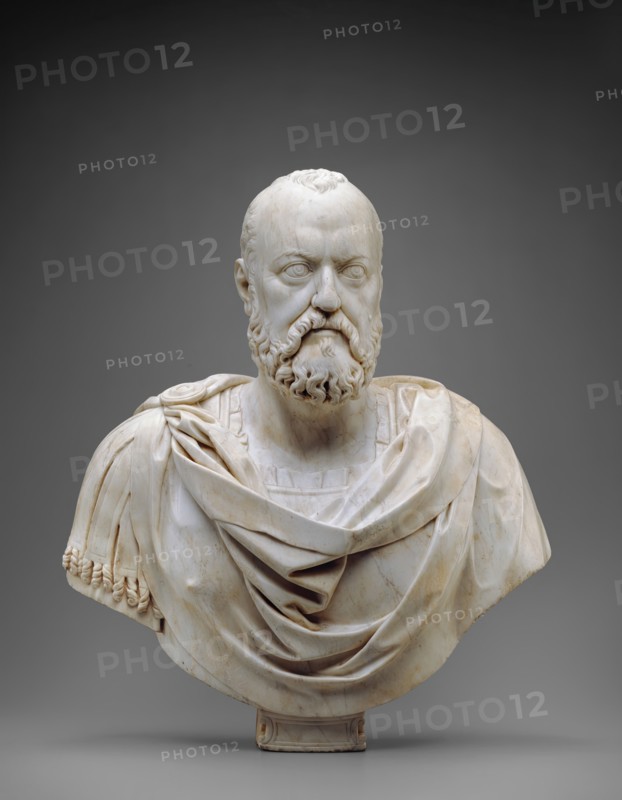 Bust of Cosimo I, Grand Duke of Tuscany, c1572. Creator: Giovanni Bandini.