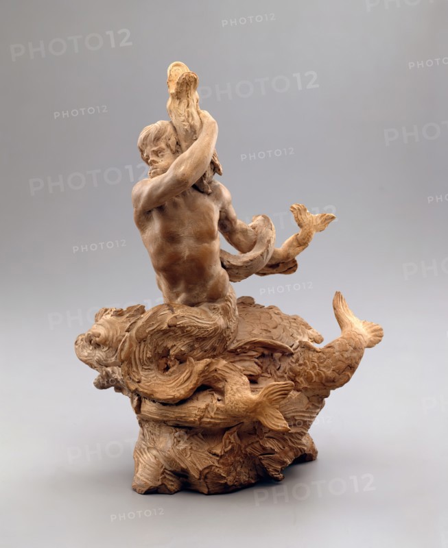 Triton with a Sea Serpent, c1630s, before 1642. Creator: Gian Lorenzo Bernini.