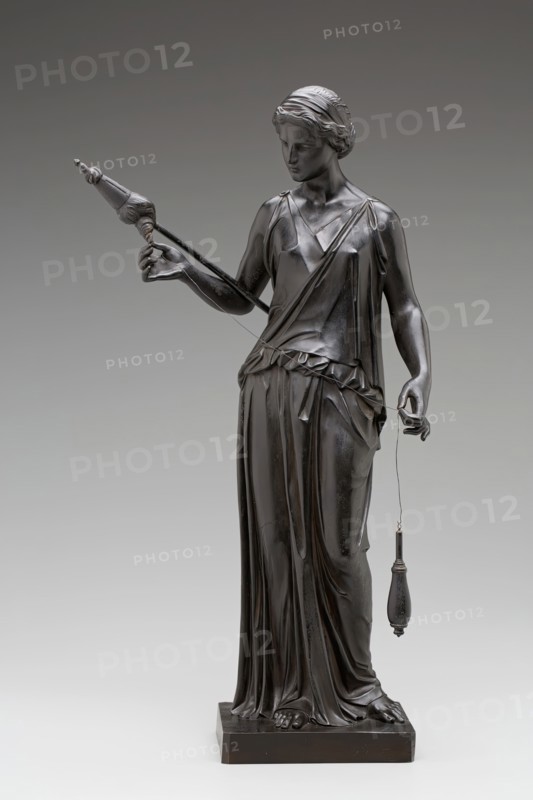 Filatrice, 1850. Creator: Henry Kirke Brown.