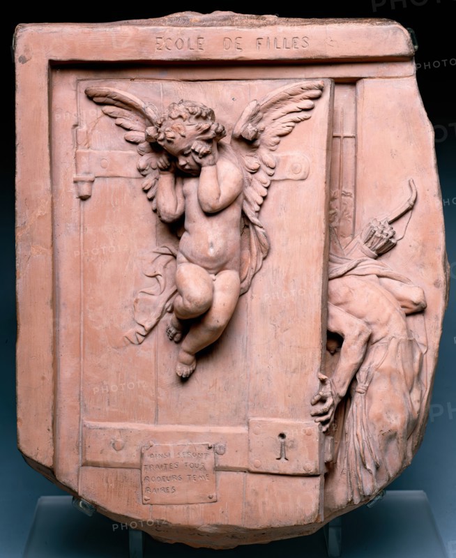 Ecole de filles, 1881. Creator: Pierre Eugene Emile Hebert.