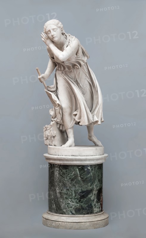 Nydia, the Blind Girl of Pompeii, c1850s. Creator: Randolph Rogers.