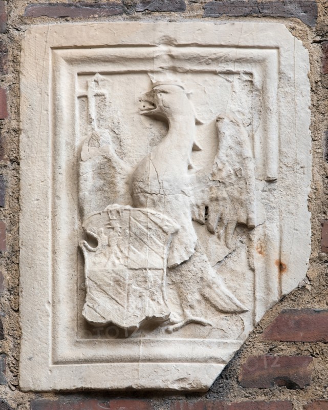 Coat of Arms of Federico da Montefeltro, c.between 1444 and 1465. Creator: Unknown.