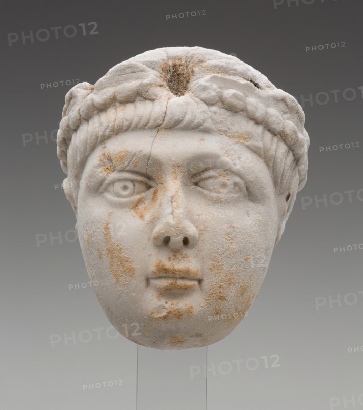 Head of Emperor Honorius as a Child, late 4th century . Creator: Unknown.