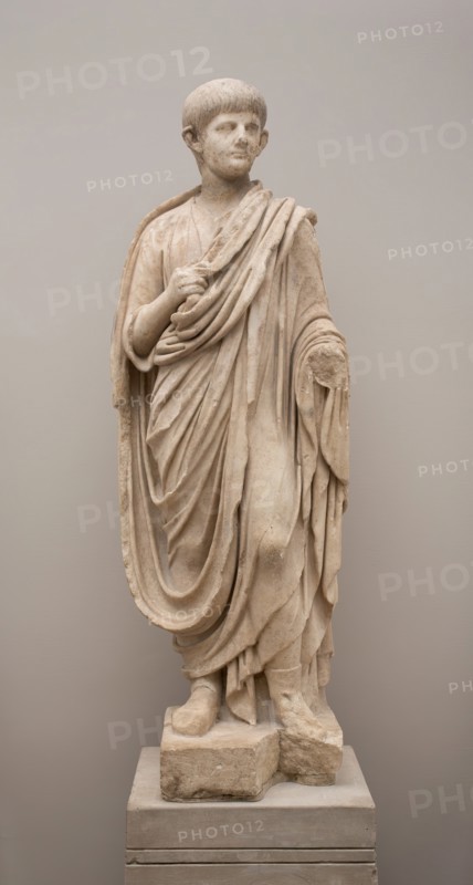 Statue of the Young Nero Wearing a Toga, c50 CE. Creator: Unknown.