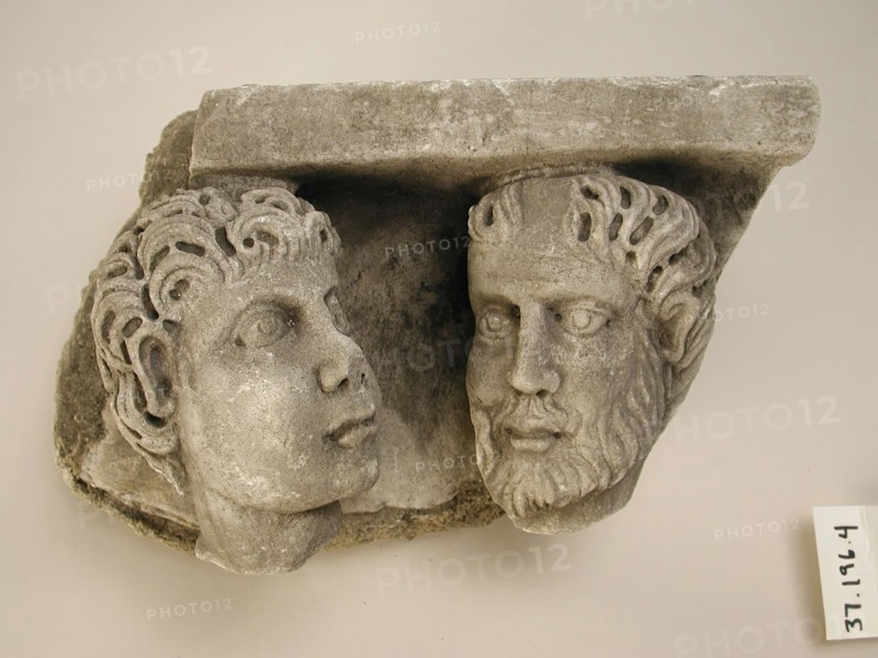 Sarcophagus Fragment, 4th century. Creator: Unknown.