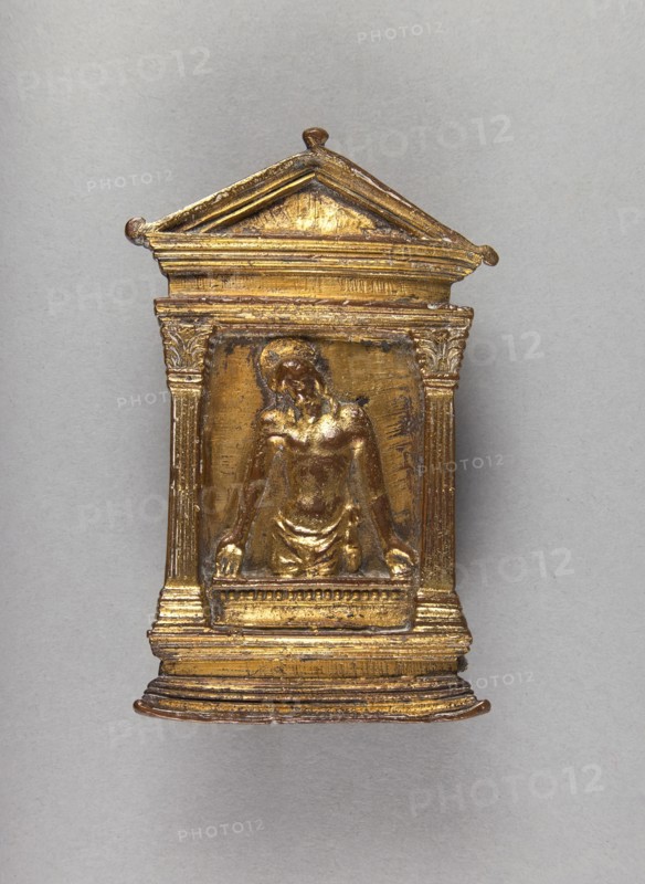 Pax of the Risen Christ Displaying His Wounds, late 15th century. Creator: Unknown.