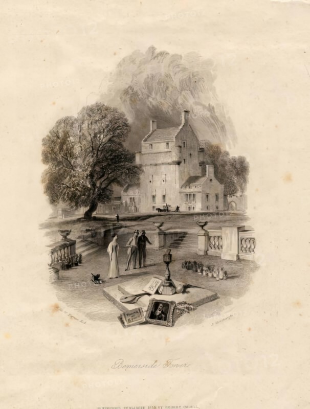 Bemerside Tower, 1833. Creator: John Horsburgh.
