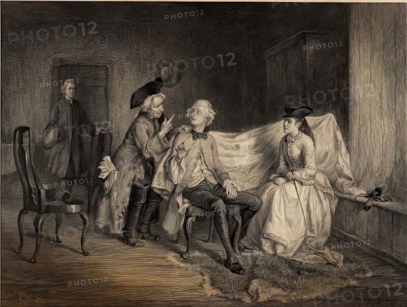 Peter Peebles capturing Allan Fairford, c1870s. Creator: Robert Anderson.