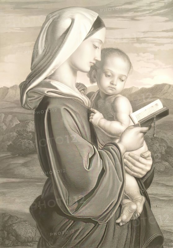 The Virgin Mother, 1854. Creator: Thomas Vernon.