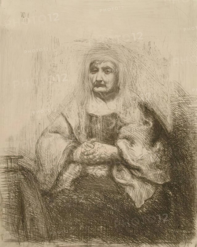 An Old Woman, 1834. Creator: William Dyce.