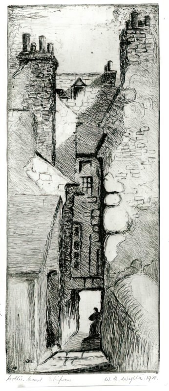 Collier Court, Shiprow, 1918. Creator: William Lionel Wyllie.