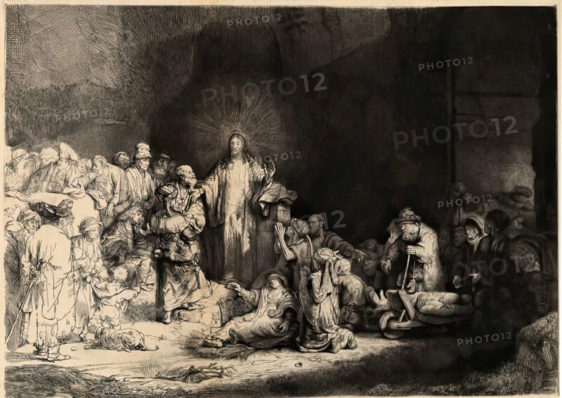 Christ Healing the Sick, 1649. Creator: Charles Amand-Durand.