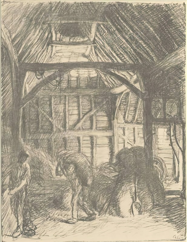 The Barn. Creator: George Clausen.