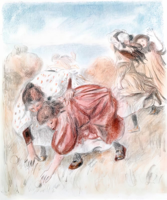 Enfants Jouant à la Balle, 1900. Creator: Pierre-Auguste Renoir.