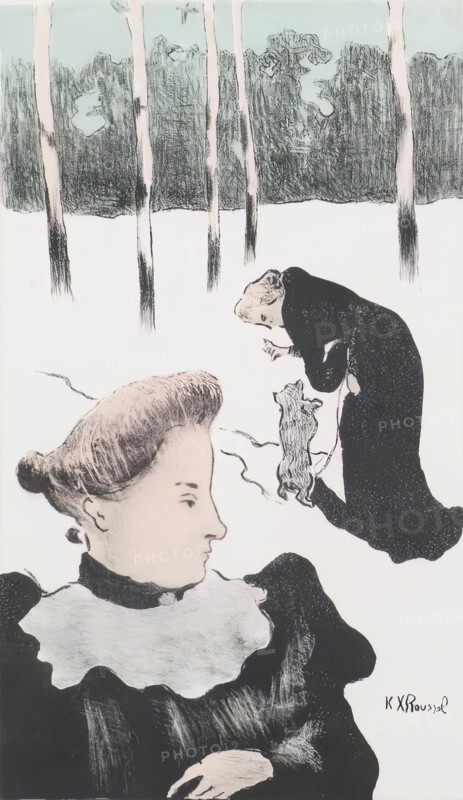 L'education du Chien, 1900-1924. Creator: Ker Xavier Roussel.