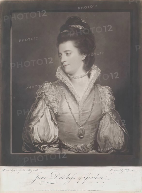 Jane Maxwell, Duchess Of Gordon. c1775. Creators: William Dickinson, Sir Joshua Reynolds.