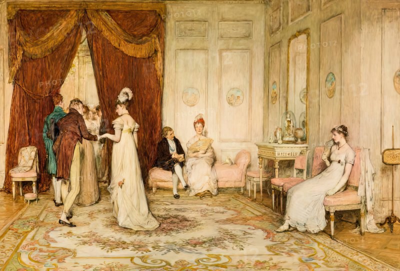 A Social Eddy (or 'Left by the Tide'), 1878. Creator: William Quiller Orchardson.