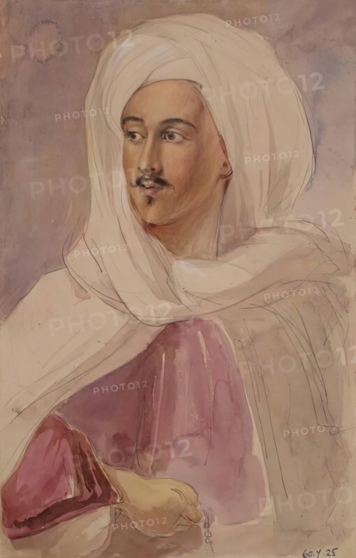 Portrait of an Arab. Creator: William Allan.