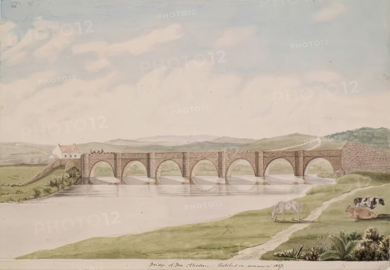 Bridge of Dee, Aberdeen, 1827. Creator: Alexander Seton.