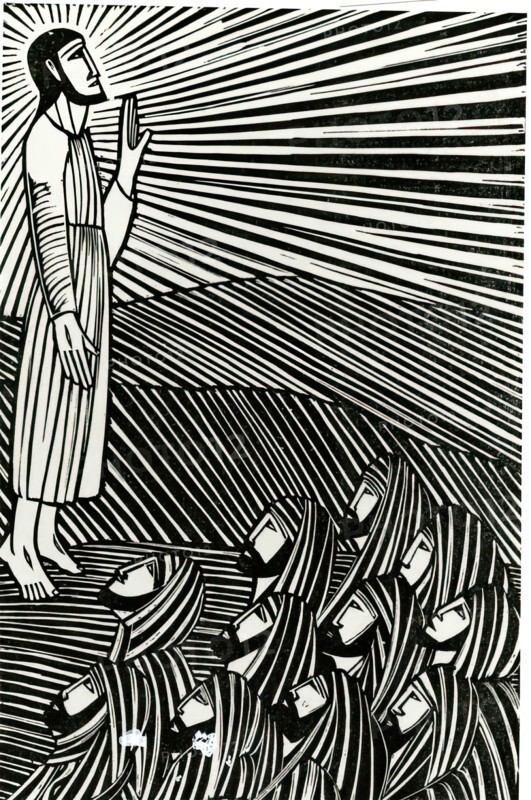 Ascension, 1918. Creator: Eric Gill.