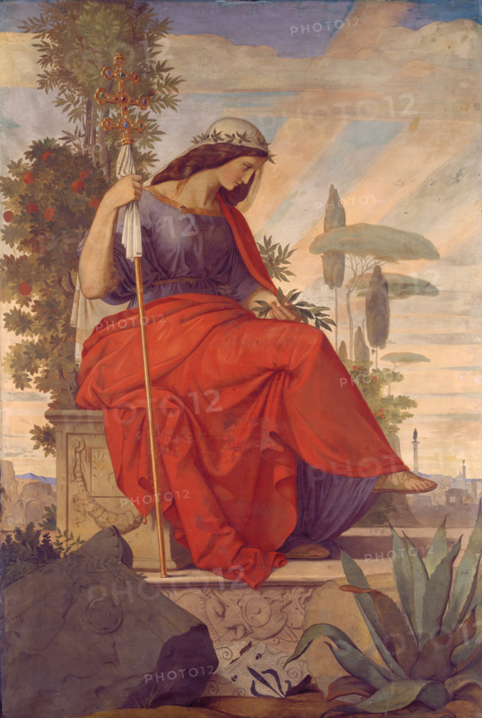 Italia, 1834-1836. Creator: Philipp Veit.
