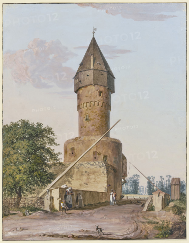 The Bockenheimer Warte in Frankfurt am Main. Creator: Anton Radl.