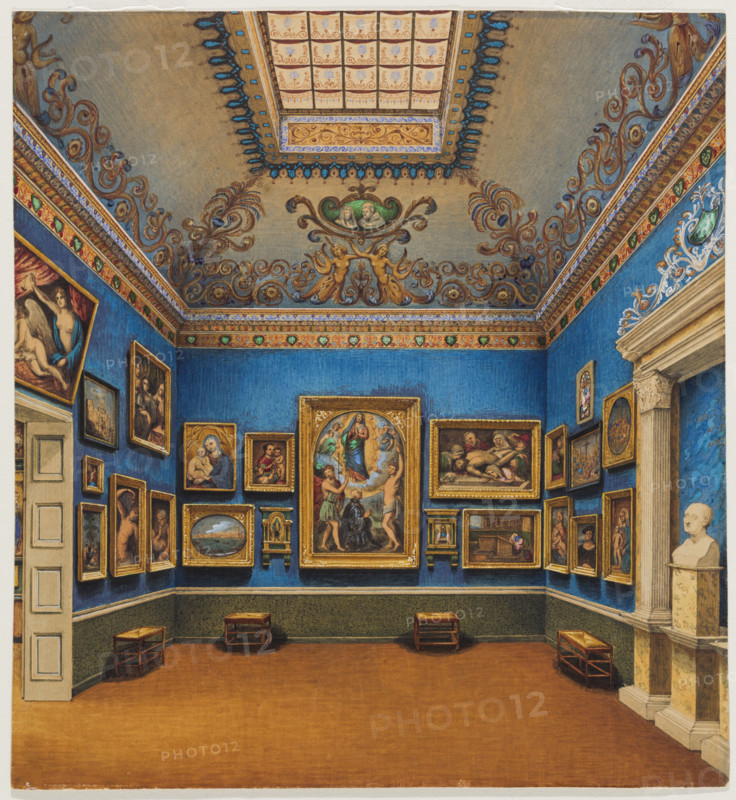 The Italian Hall in the old Städel Art Institute on Neue Mainzer Straße, c1838-c1839. Creator: Mary Ellen Best.