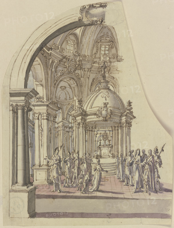 Church interior. Creator: Andreas Altomonte.