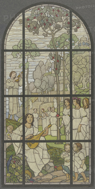 The blessed. Creator: Wilhelm Süs.