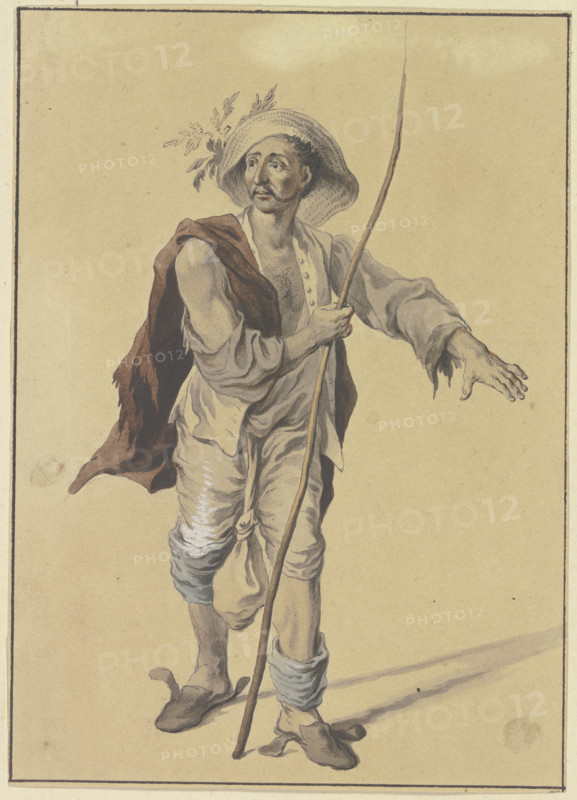 Portrait of the goldsmith Adam von Memmingen, 1748. Creator: Johann Esaias Nilson.