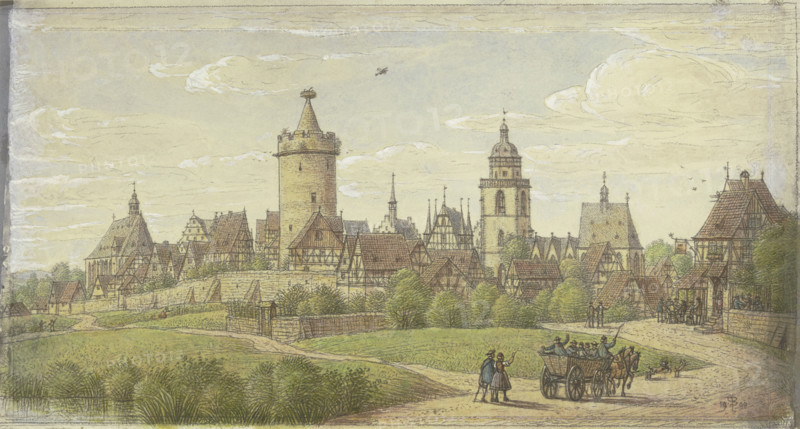 Alsfeld in Upper Hessia, 1900. Creator: Peter Becker.