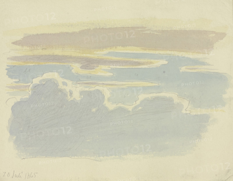 Clouds, 1865. Creator: Carl Theodor Reiffenstein.