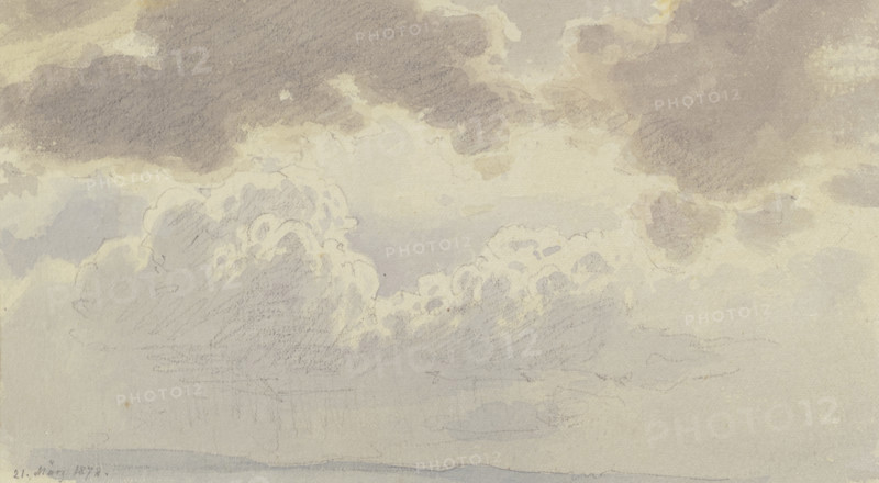 Clouds, 1878. Creator: Carl Theodor Reiffenstein.