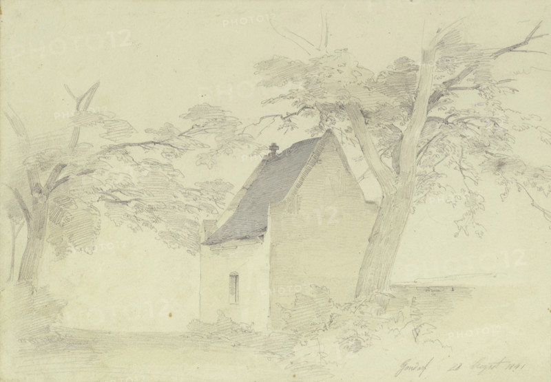 Chapel near Gondorf, 1841. Creator: Carl Theodor Reiffenstein.