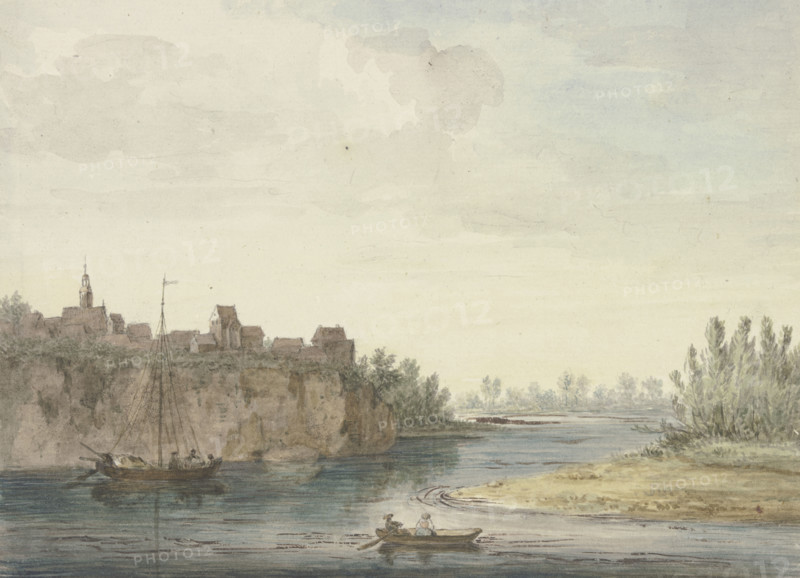 Belgern at the Elbe, c1775-1779. Creator: Georg Melchior Kraus.