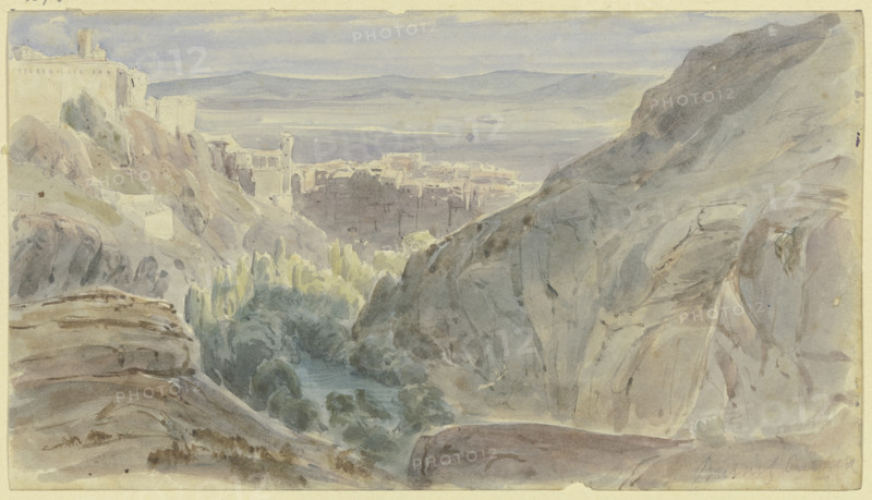 Cuenca, 1850. Creator: Karl Peter Burnitz.
