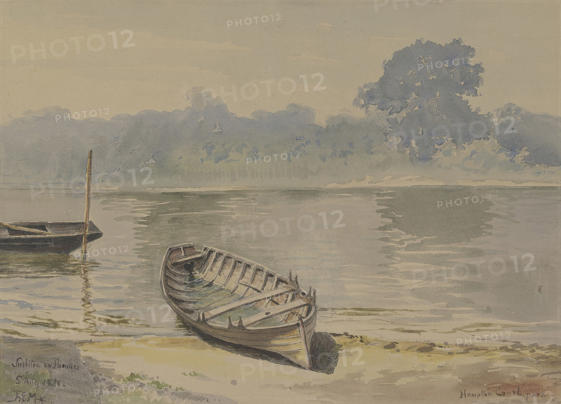 From Hampton Court Park, 1880. Creator: Ernst Morgenstern.