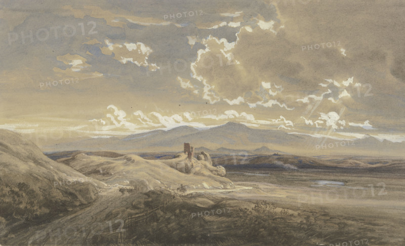 Campagna di Roma, mid-late 19th century. Creator: Eduard Wilhelm Pose.