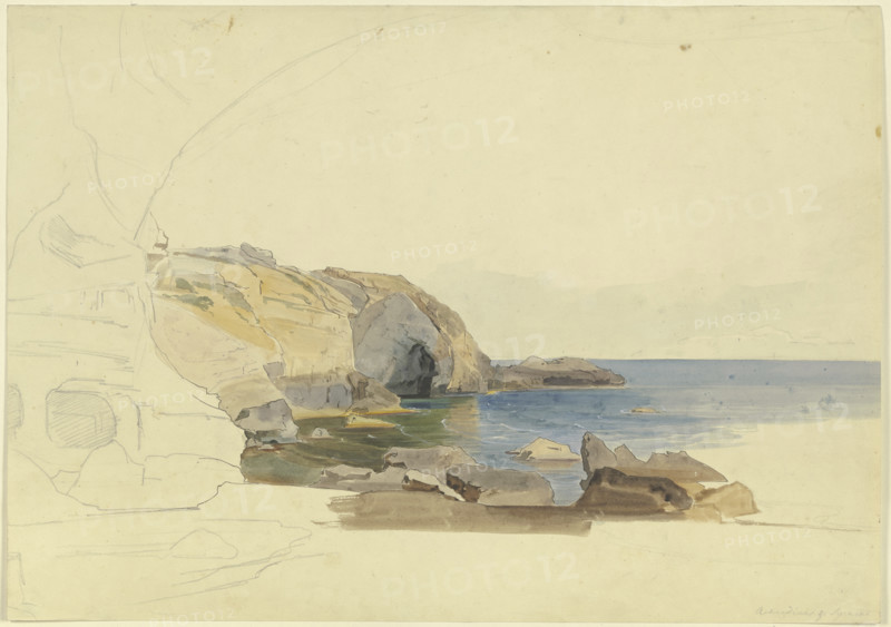Coast near Syracuse, 19th century.