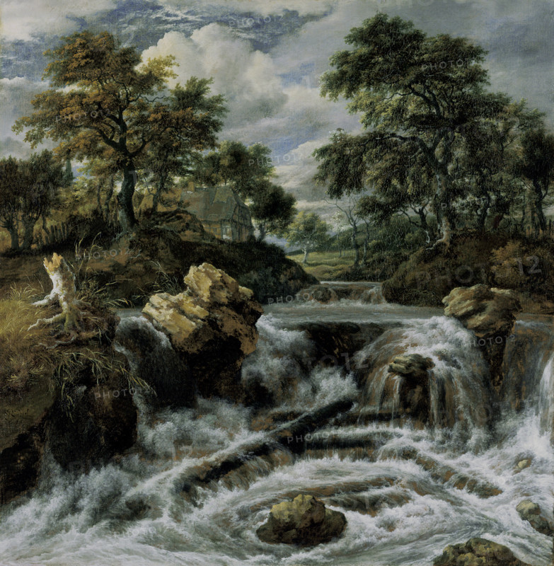Waterfall in the Foothills ("Norwegian Waterfall"), c1670. Creator: Jacob van Ruisdael.