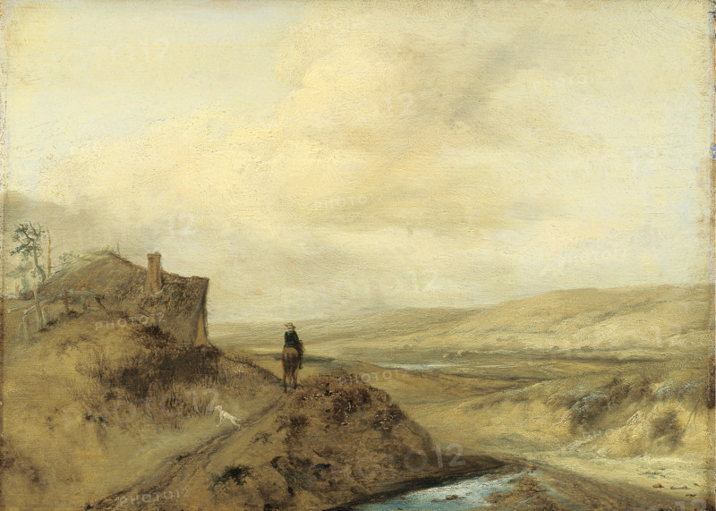 Rider in the Dunes, c1645-1650. Creator: Philip Wouverman.