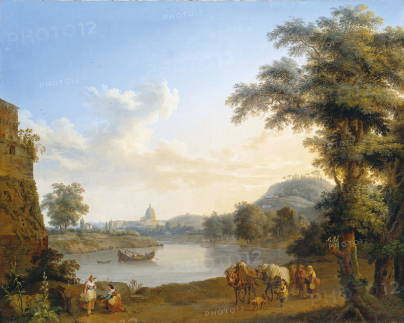 View of Saint Peter’s in Rome, 1774. Creator: Jacob Philip Hackert.