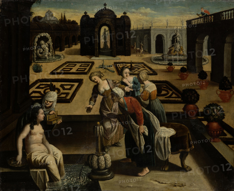 David and Bathsheba, 1601-1700. Creator: French Master 17th century?.