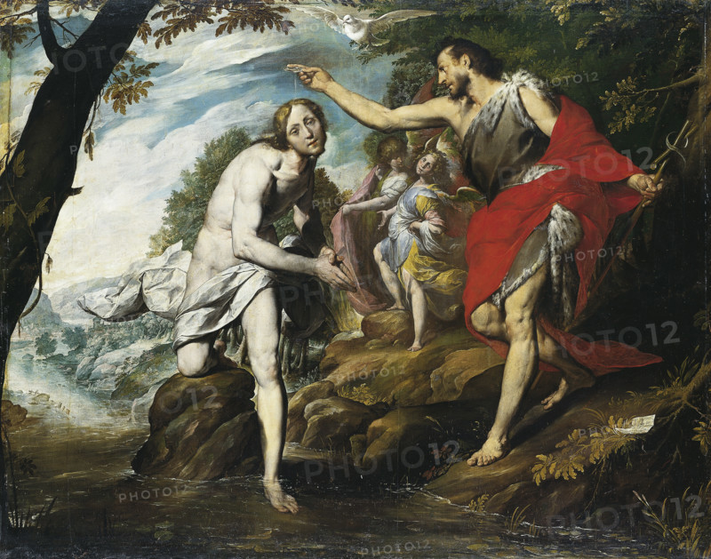The Baptism of Christ, 1601. Creator: Giovanni Battista Crespi.