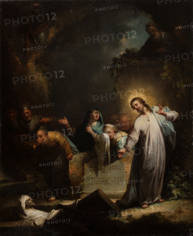 The Raising of Lazarus, c1750-1765. Creator: Johann Georg Trautmann.