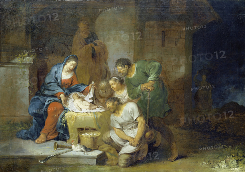 The Adoration of the Shepherds, c1765. Creator: Januarius Zick.