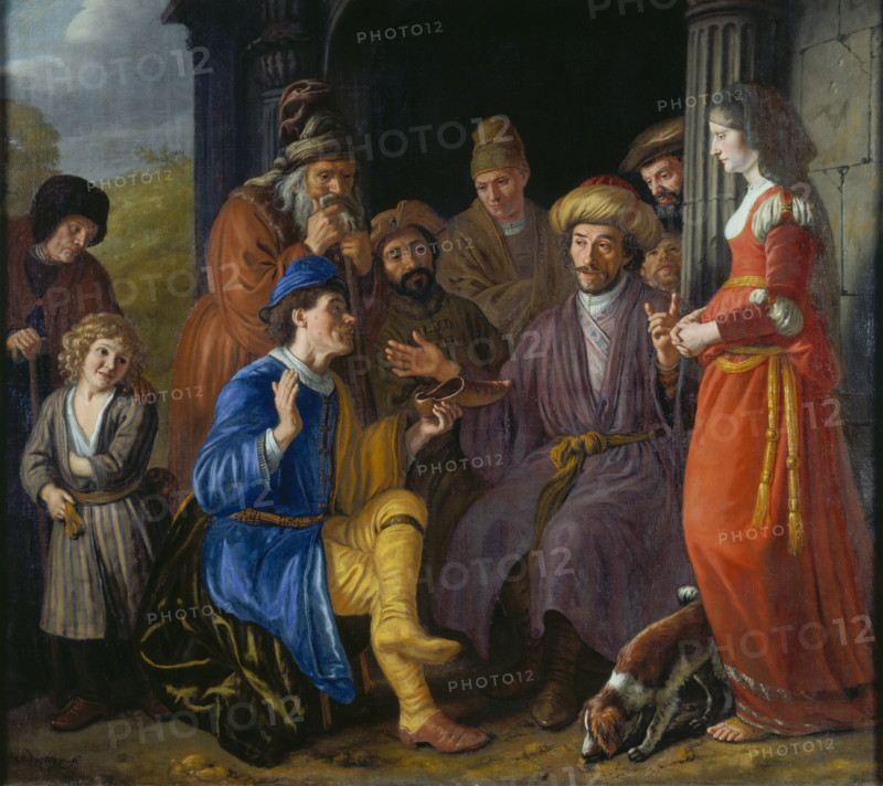 Boaz assumes the Legacy of Elimelech, c1651-1653. Creator: Jan Victors.