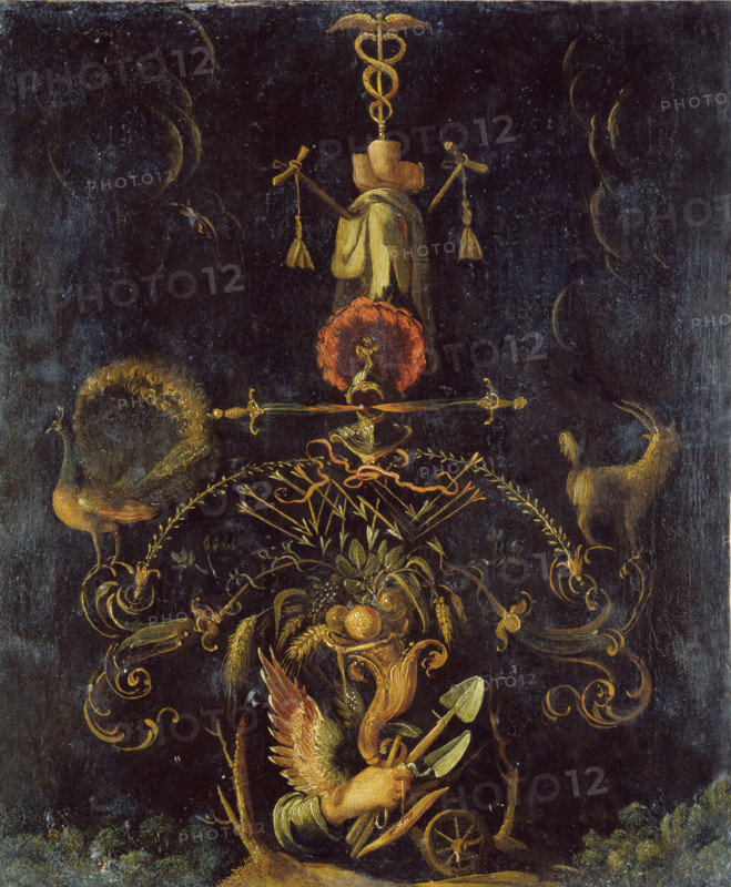 Emblematic Representation, 1600. Creator: Karel van Mander I.