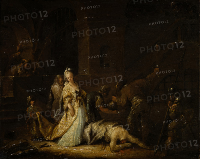 The Decapitation of St John the Baptist, c1750-1769. Creator: Johann Georg Trautmann.
